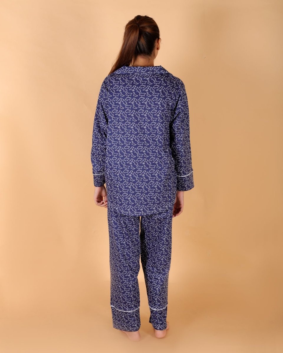The Mom Store - Twinning Combo - Set Of 2: Dinos Rule Matching Pajama Set For Mom And Baby - TWN2 - DNRLS