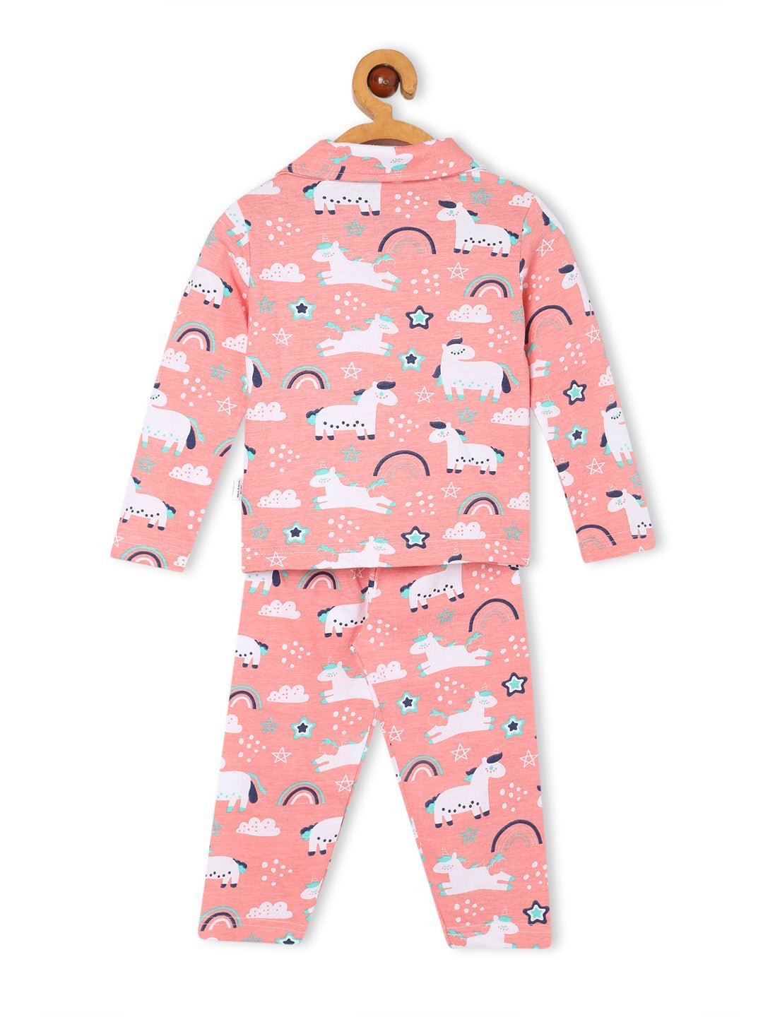 The Mom Store - Twinning Combo - Set Of 2: Magical Unicorn Matching Pajama Set for Mom and Baby - TWPJ - 3 - MGUC