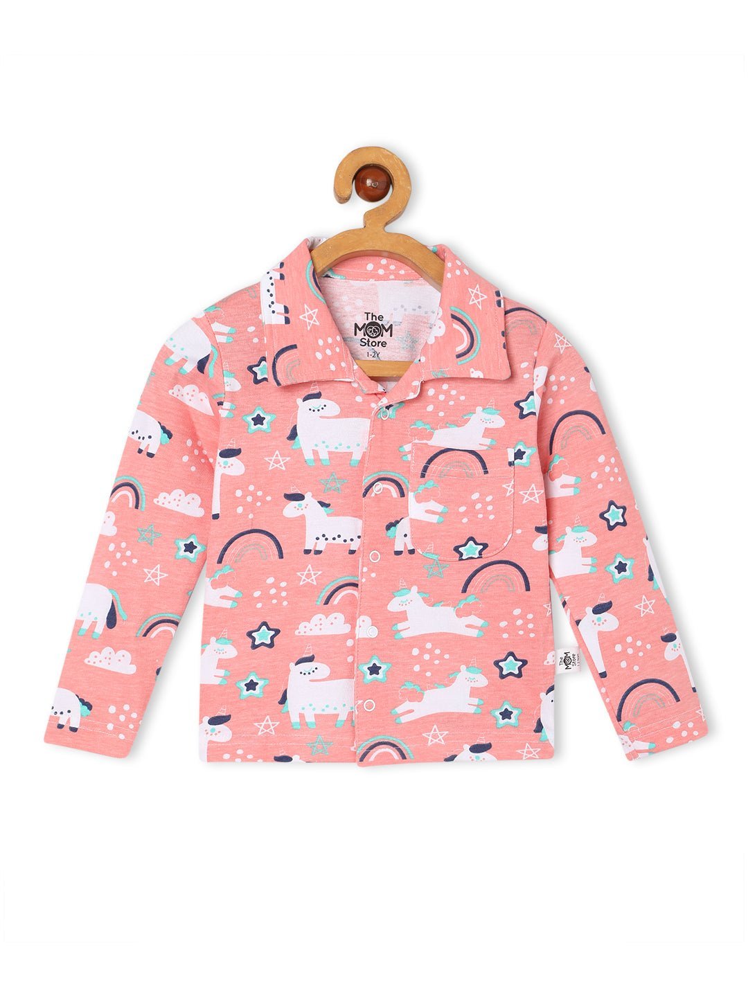 The Mom Store - Twinning Combo - Set Of 2: Magical Unicorn Matching Pajama Set for Mom and Baby - TWPJ - 3 - MGUC