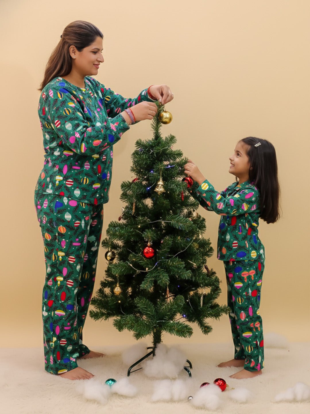 Set Of 2: Merry Snuggle Squad Christmas For Mom And Baby - Twinning Combo