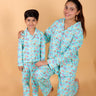Set Of 2: Mighty Fighter Matching Pajama Set For Mom And Baby - TWN2-MGTFT