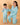 Set Of 2: Mighty Fighter Matching Pajama Set For Mom And Baby - TWN2-MGTFT