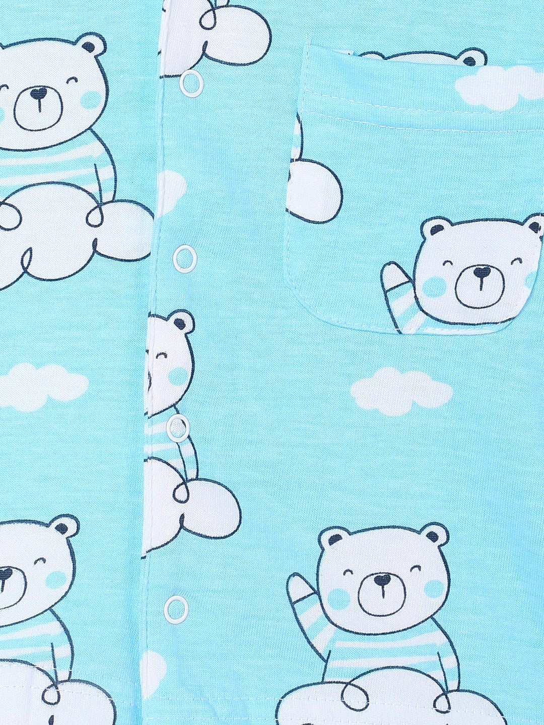 The Mom Store - Twinning Combo - Set Of 3: Hello Bear Matching Pajama Set for Mom and Baby - TWPJ - 3 - HLBR