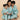 Set Of 3: Mighty Fighter Matching Pajama Set For Mom And Baby - Twinning Combo
