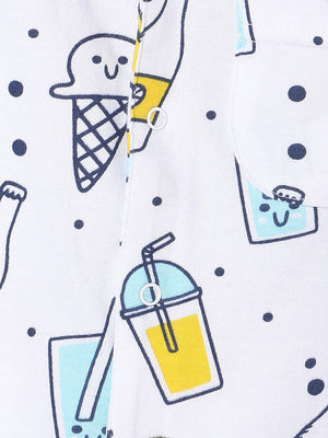 The Mom Store - Twinning Combo - Set Of 3: My Smoothie Matching Pajama Set for Mom and Baby - TWPJ - 3 - MYSM