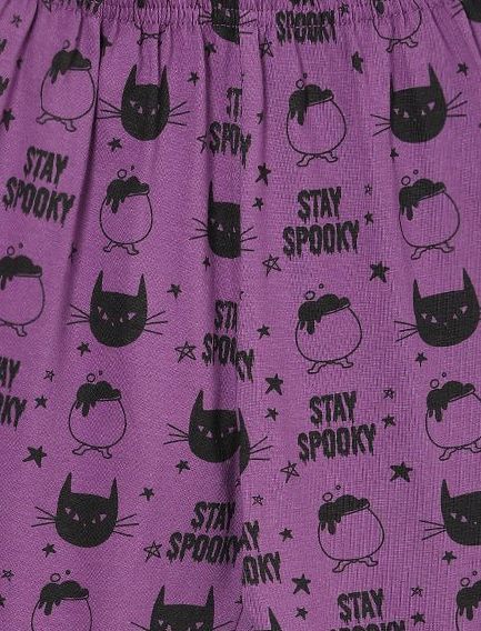 Set Of 3: Stay Spooky Matching Pajama Set For Mom And Baby - PYJ3 - STSPMB