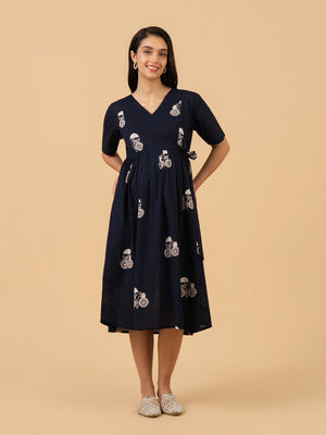 Shadow Utility Maternity and Nursing Dress - S Maternity Casual Dress