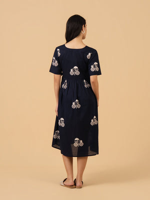 Shadow Utility Maternity and Nursing Dress - S Maternity Casual Dress
