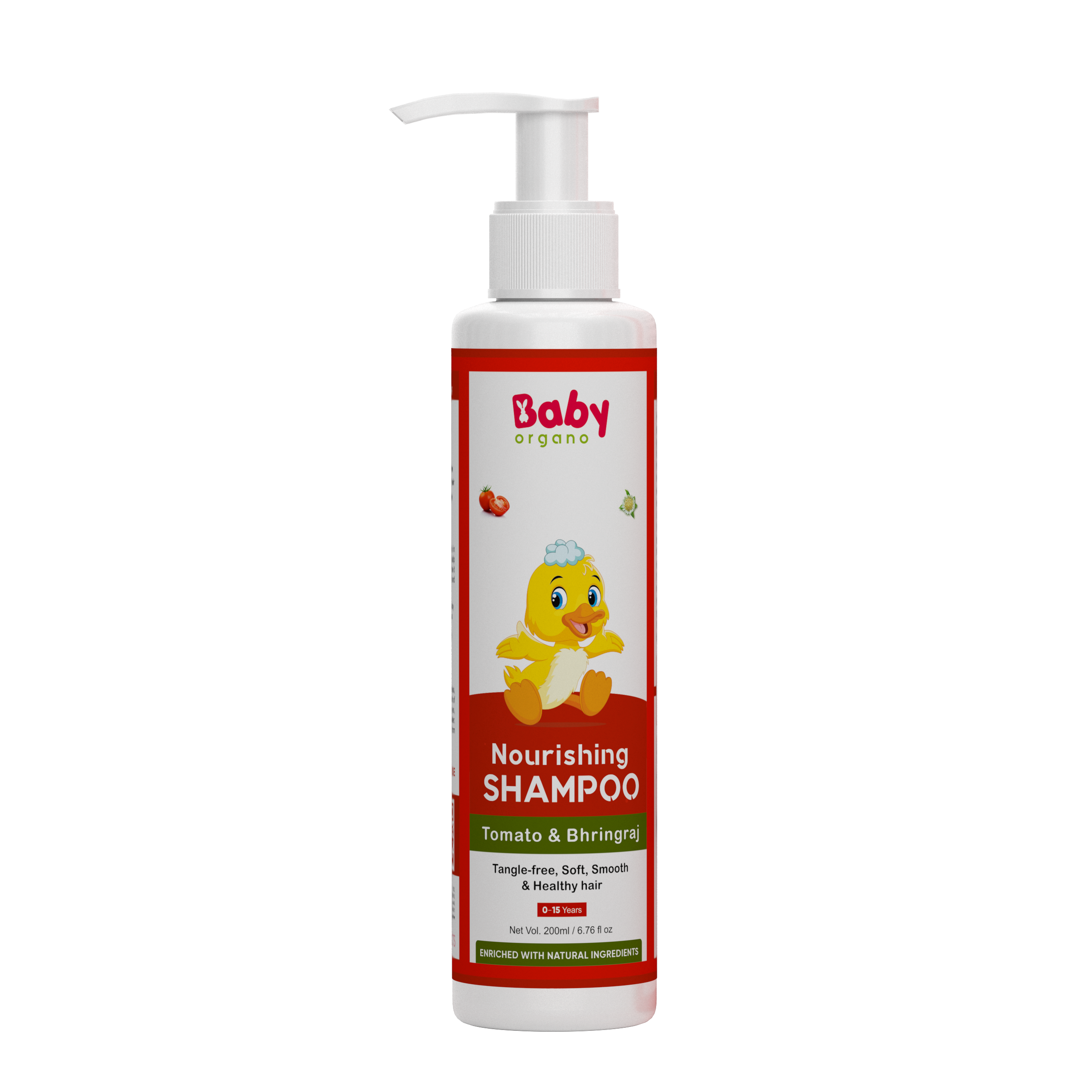 Baby Organo Tomatino Ayurvedic Baby Shampoo 200ml