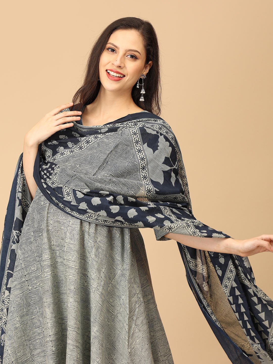 Shape Shifter Maternity and Nursing Kurta Set With Dupatta - MEW - SK - SHPS - S