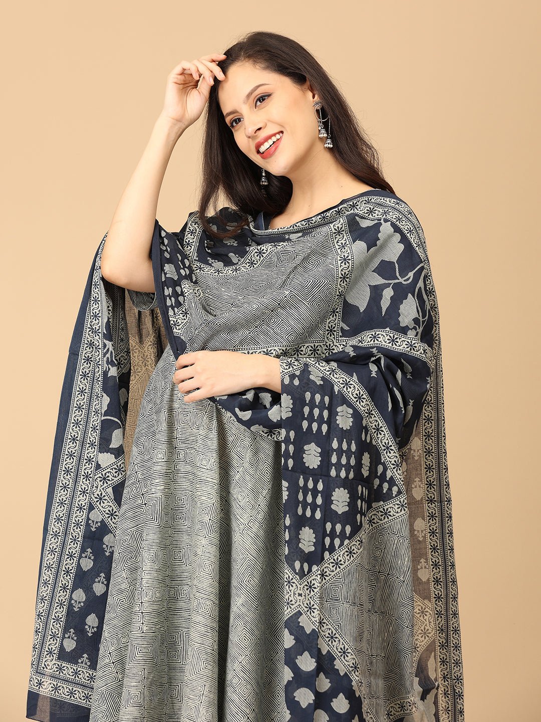 Shape Shifter Maternity and Nursing Kurta Set With Dupatta - MEW - SK - SHPS - S