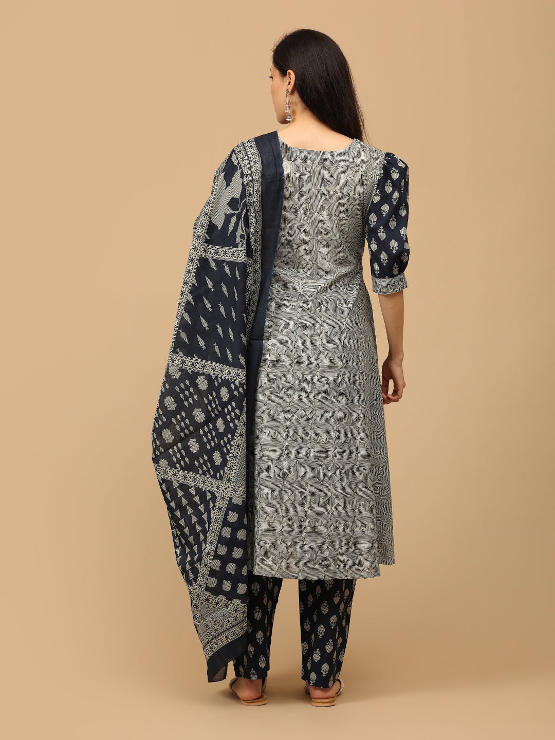 Shape Shifter Maternity and Nursing Kurta Set With Dupatta - MEW - SK - SHPS - S