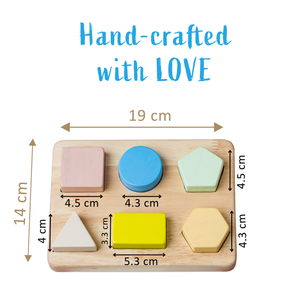 Kidocoo Shape Puzzle - Wooden Toy - The Mom Store