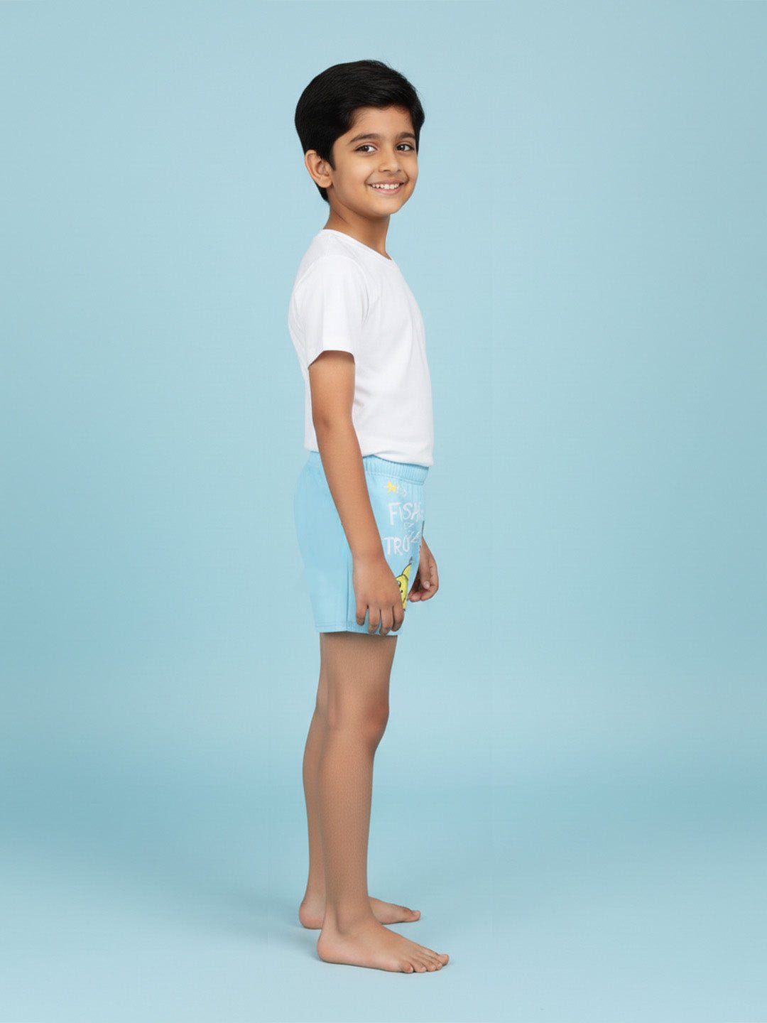 Shark Snap Boys Swim Shorts With Cap Set - 2 - 3 Years Kids Swimwear