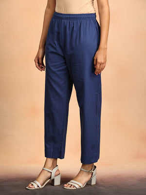 Sharp in Blue Womens Co Ord Set With Jacket - S Women's Co ord Set