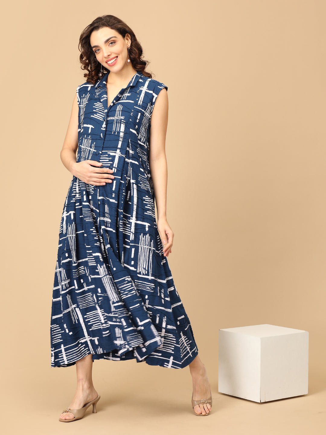Sharp in Splash Maternity and Nursing Jumpsuit - MJS - SD - SRPIS - S