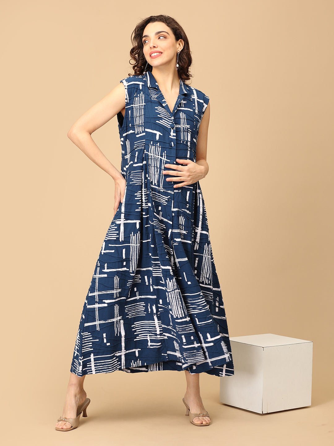 Sharp in Splash Maternity and Nursing Jumpsuit - MJS - SD - SRPIS - S