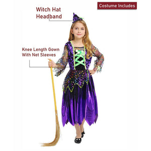 Shimmer and Shine Witch , Kids Halloween Costume Fancy Dress Up - 7 - 8 Years Halloween