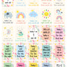 Shine like a Rainbow Milestone Cards - (Pack of 25) - MSCD - SNLR