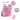 Shiny Pink Cat Lunchbag and Ergonomic School Backpack for Kids.(2 pcs set) - Little Surprise BoxShiny Pink Cat Lunchbag and Ergonomic School Backpack for Kids.(2 pcs set)