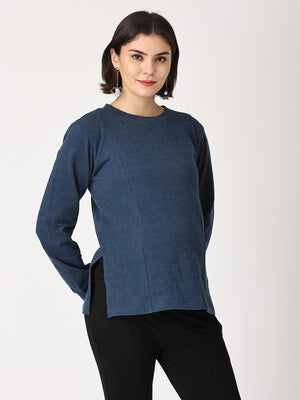 Shooting Star Maternity Sweatshirt with Nursing - MSWT-SHSTR-S