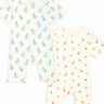 Shorts Romper Combo of 2: Duck Tales-Birdie & Blossom - ROM2-PB-DTBB-PM