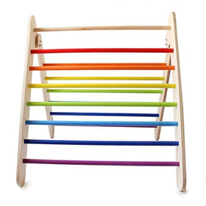 Shumee Wooden Rainbow Pikler Triangle - Kids Activity & Play Equipment