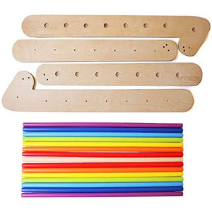 Shumee Wooden Rainbow Pikler Triangle - Kids Activity & Play Equipment