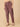 side view of Sienna Bloom maternity striped printed pants with soft breathable fabric.
