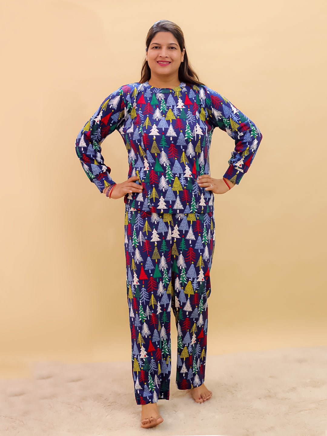 Silent Night Maternity Pajama Set - NW - SD - SLNGT - S