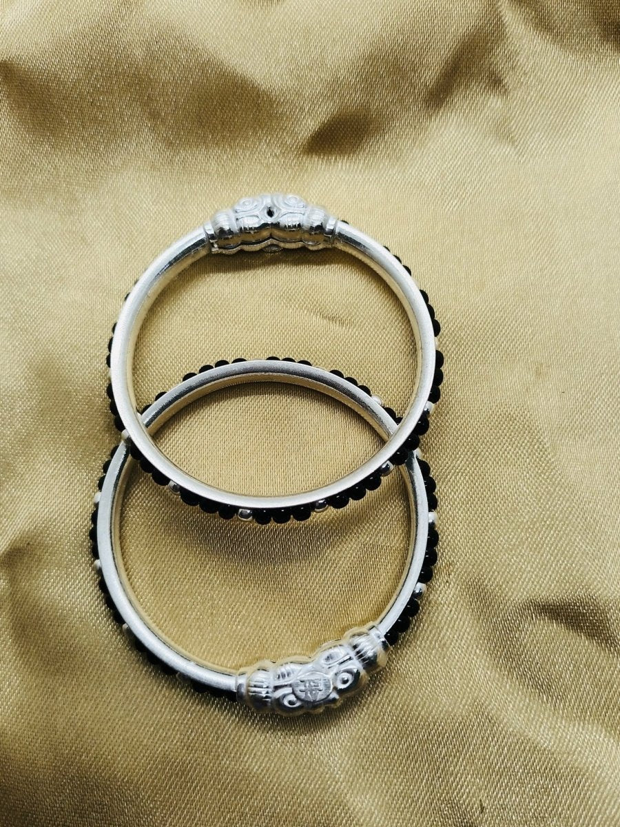 Silver Nazariya Baby Bracelets/Kada - KADA-7LF90833, 7LF98552