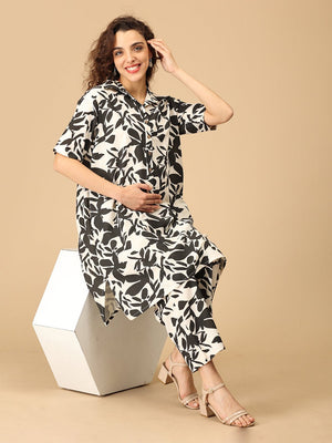 Sketch Mode Maternity and Nursing Co Ord Set - MEW - SK - SKTMD - S