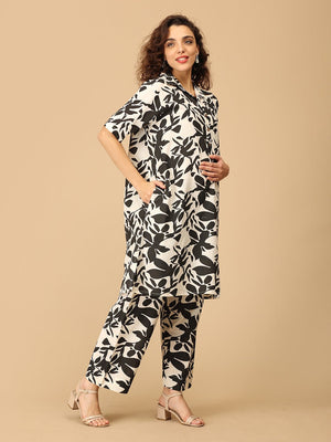 Sketch Mode Maternity and Nursing Co Ord Set - MEW - SK - SKTMD - S