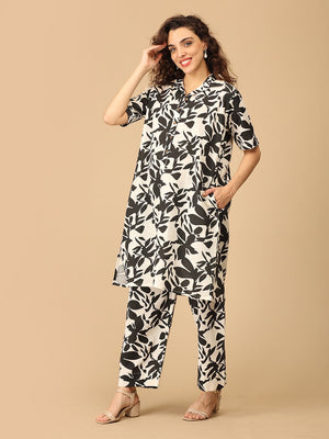 Sketch Mode Maternity and Nursing Co Ord Set - MEW - SK - SKTMD - S