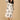Front pose of The Mom Store Sketch Petal maternity and nursing dress with contrast black collar.