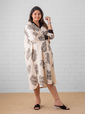 Sketch Petal Maternity and Nursing Dress - S Maternity Casual Dress