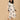 Pregnant woman in The Mom Store Sketch Petal maternity and nursing dress with black floral print.