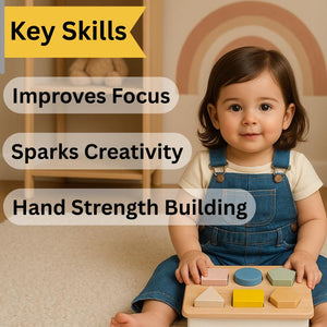 Kidocoo Shape Puzzle - Wooden Toy - The Mom Store