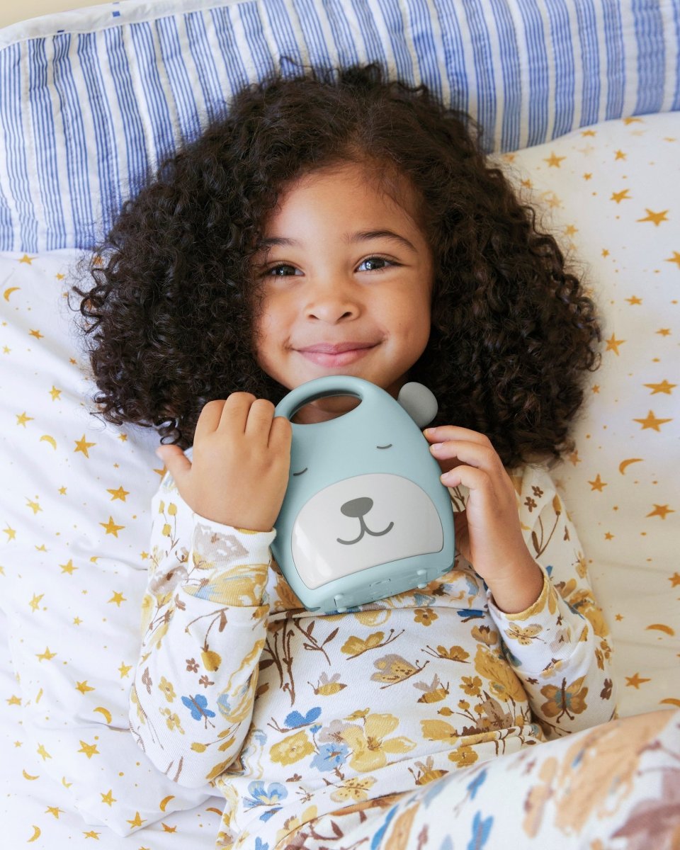 Skip Hop Beary Cute Take-Along Nightlight Nursery Bed Time Grey & White