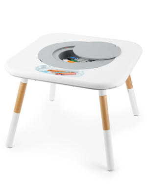 Skip Hop Discoverosity Montessori - Inspired 3 - Stage Activity Center & Play Table White 4M to 48M - 9O297010