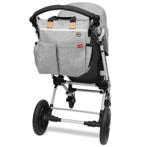 Skip Hop Duo Signature Diaper Bags - Grey Melange - 200326