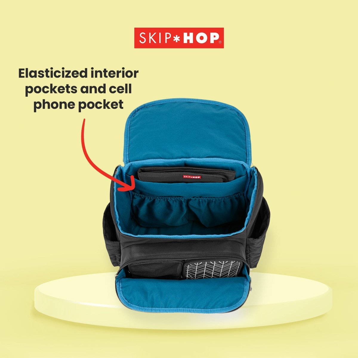 Skip Hop Forma Backpack Diaper Bags- Jet Black - 203100