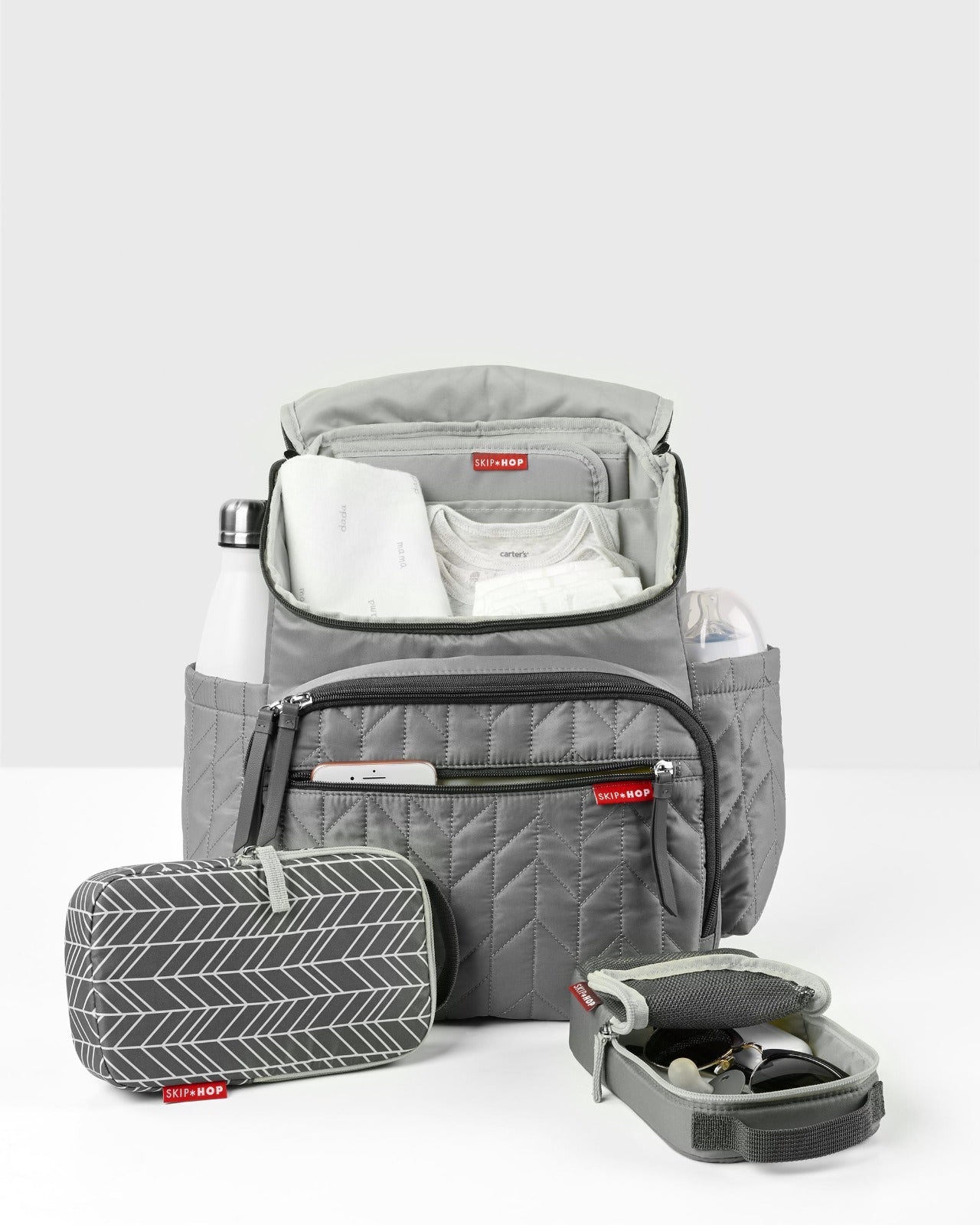 Skip Hop Skip Hop Forma Diaper Backpack- Grey The Mom Store