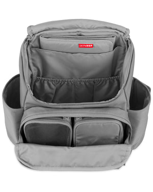Skip Hop Forma Next Diaper Backpack Birth+ to 24M - Grey Diaper Bag