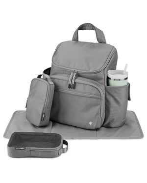 Skip Hop Forma Next Diaper Backpack Birth+ to 24M - Grey Diaper Bag