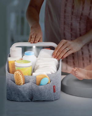 Skip Hop Light Up Diaper Caddy Diaper Changing Kits - Grey - 304300