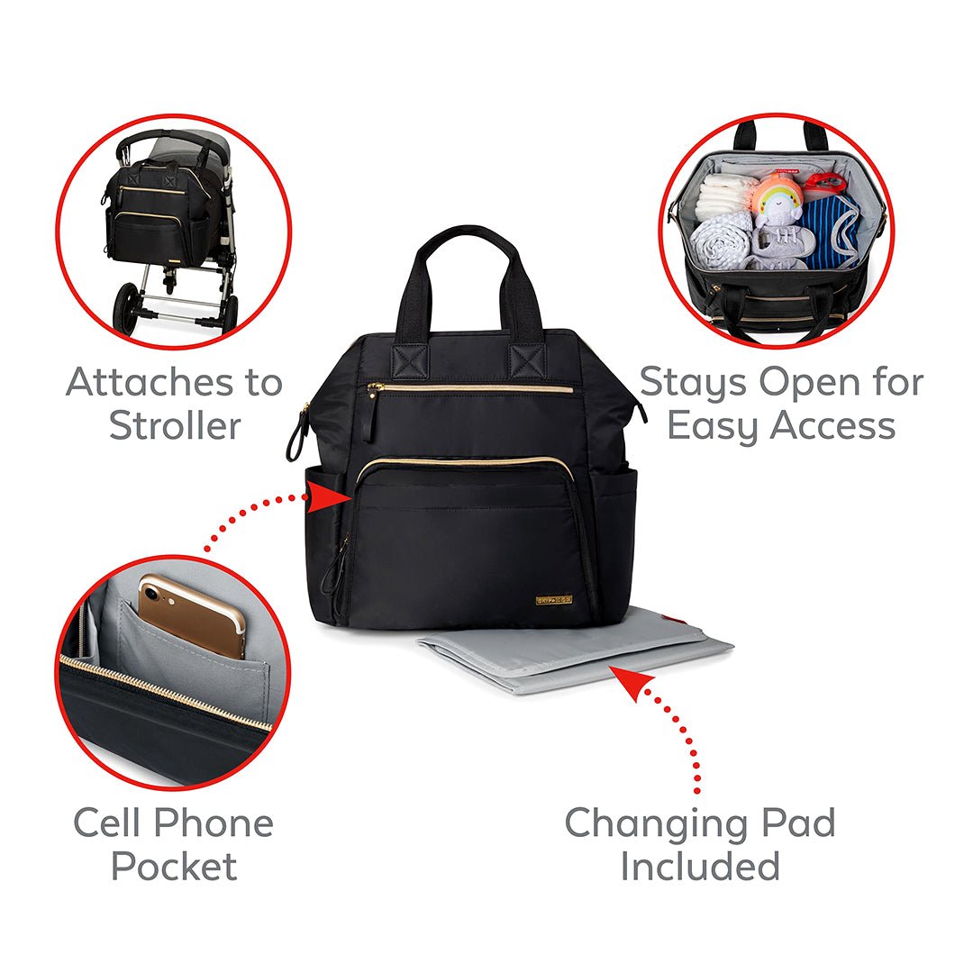 Skip Hop Mainframe Diaper Backpack - Black - 200150