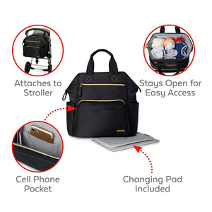 Skip Hop Mainframe Diaper Backpack - Black - 200150