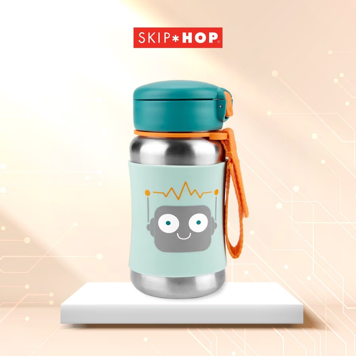Skip Hop Spark Style Ss Bottle- Robot - 9N778710