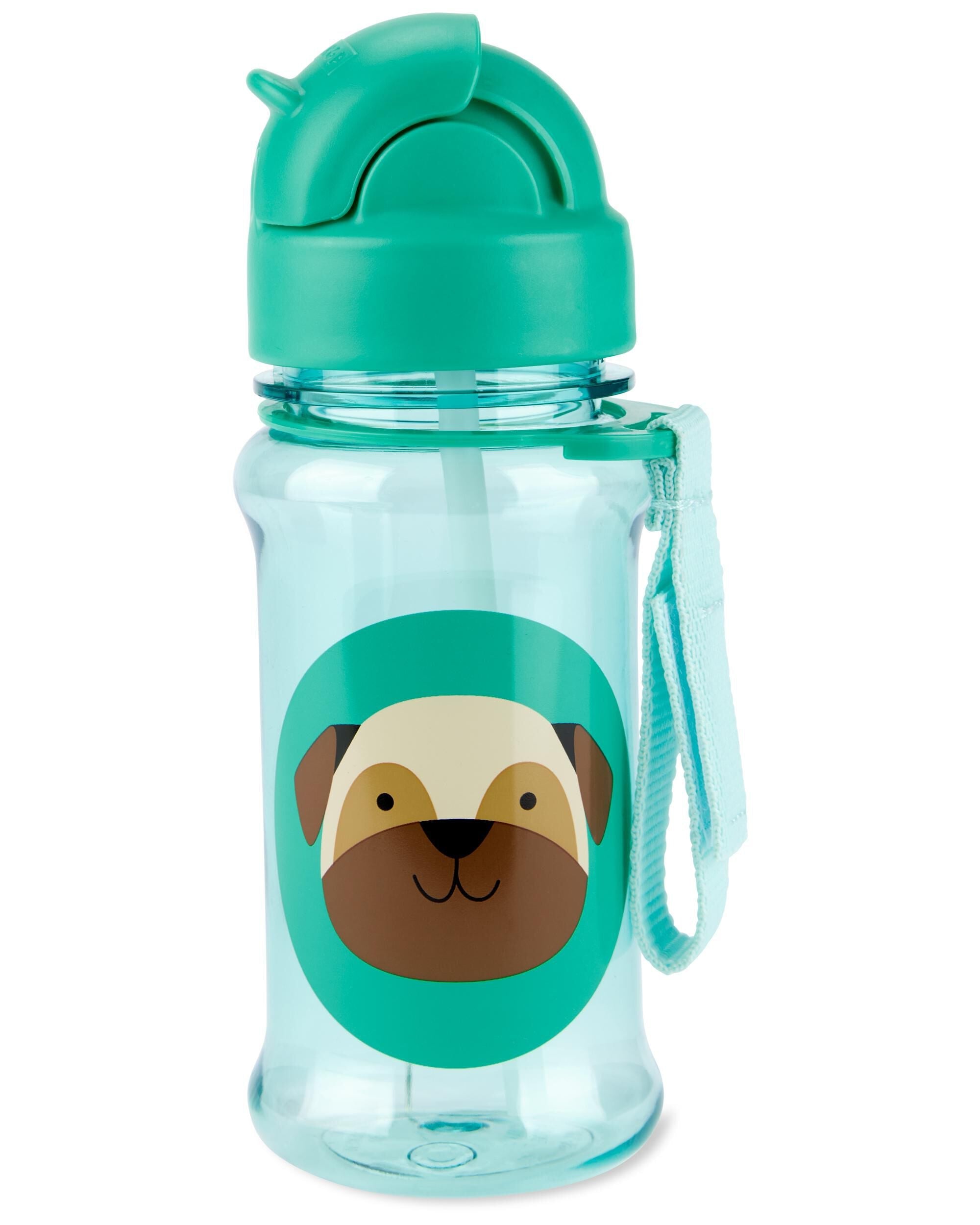 Skip Hop Tritan Renew Straw Bottle Pug 12M to 36M - 9Q777410